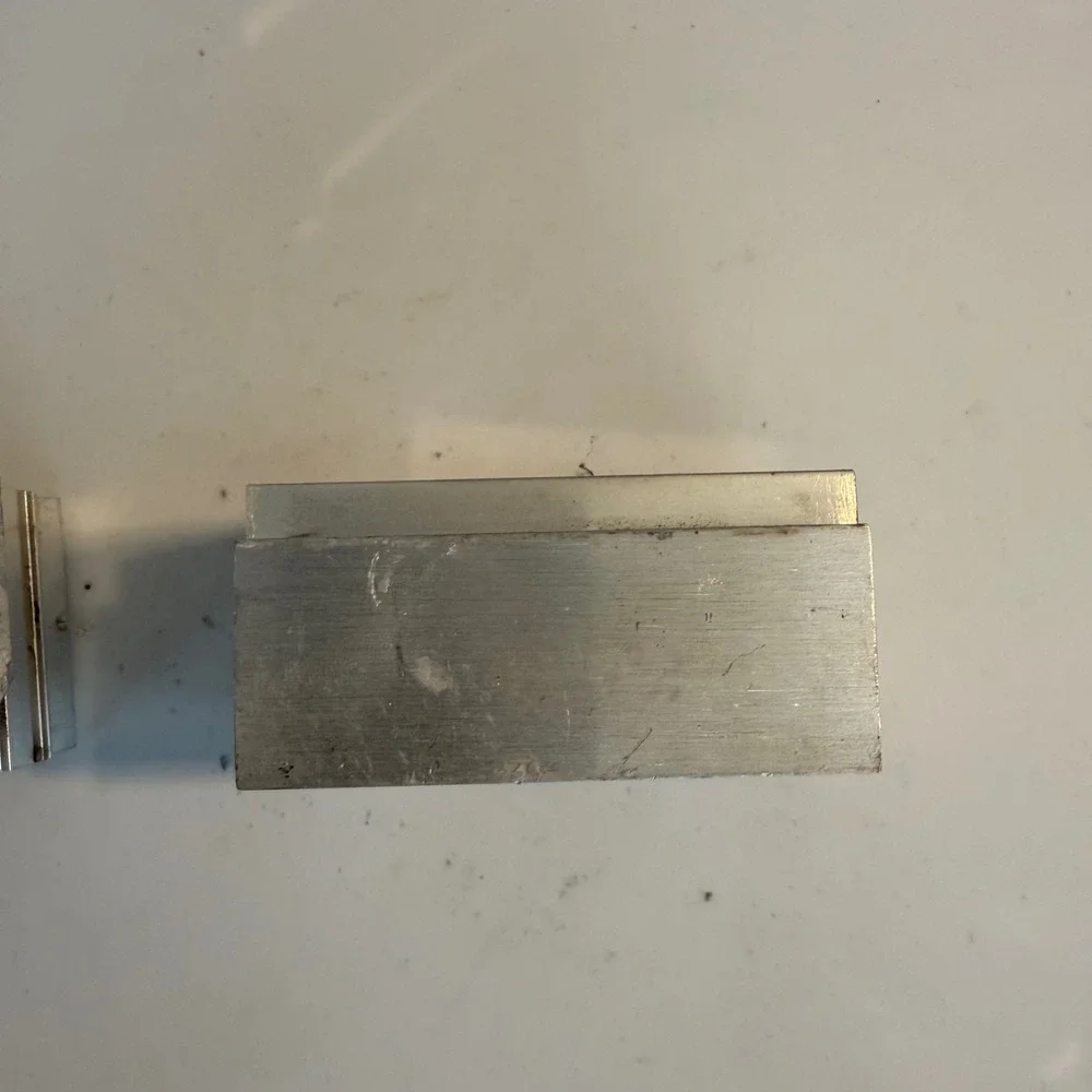 Dell Aluminum Heatsink Lot 2pc CN-0RC651-73307-9B3-03BV Silver CPU Cooler Fin